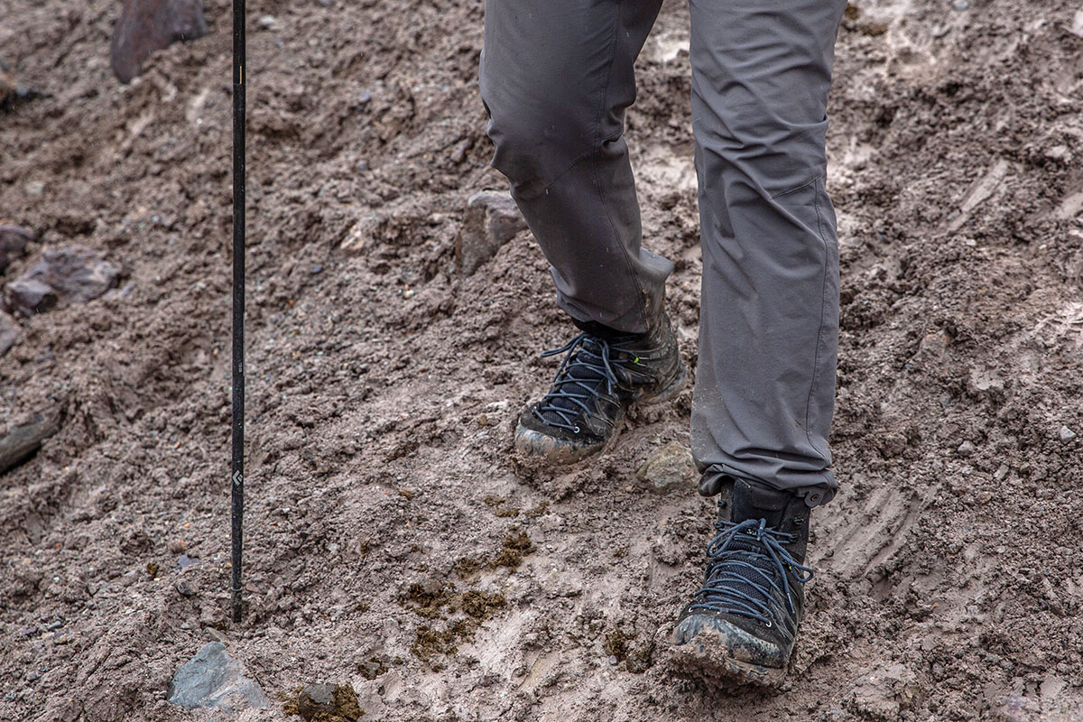 Salewa Mountain Trainer Lite Mid GTX hiking boot (hiking through mud)